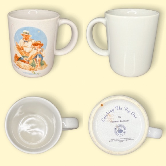 Set of 4 Vintage Norman Rockwell Collectors Mugs 1987 Museum Collections, Inc. - Picture 14 of 15